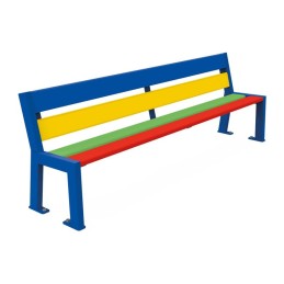 Banc bois et acier junior